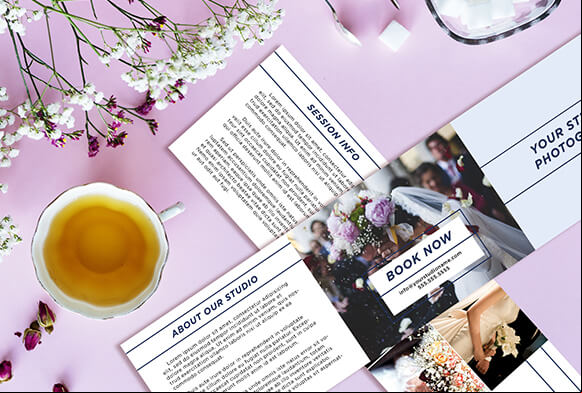 modèle de brochure de photographie gratuit