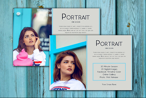 modelli di mini sessione di fotografia gratuiti