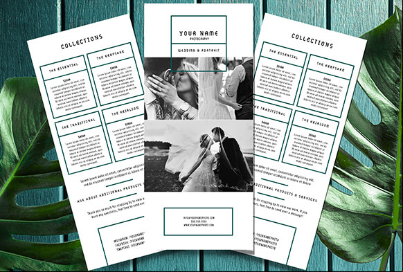 modèles de brochures de photographie