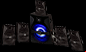 acoustic audio aa5400 high end home theater speakers