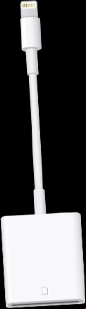 apple lightning sd card reader