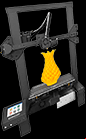 large 3d printer longer lk4