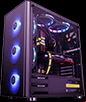 tempered glass pc case thermaltake v200