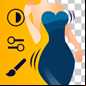 fix the photo editor retouch photo slim editing app logo