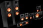 klipsch rp-250 7-1 home theater speakers