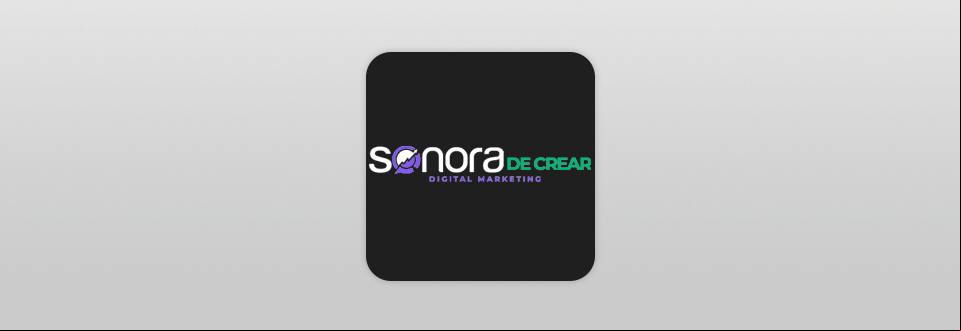 sonora de crear agencia logo