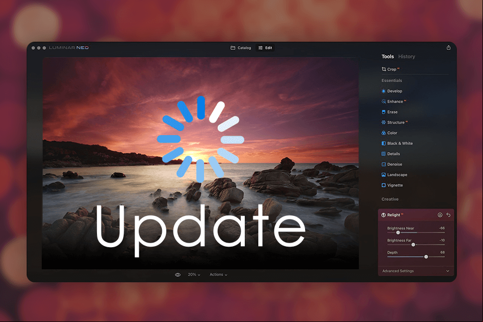 luminar neo interface